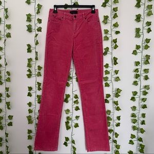 Talbots Pink Corduroy Heritage Pants